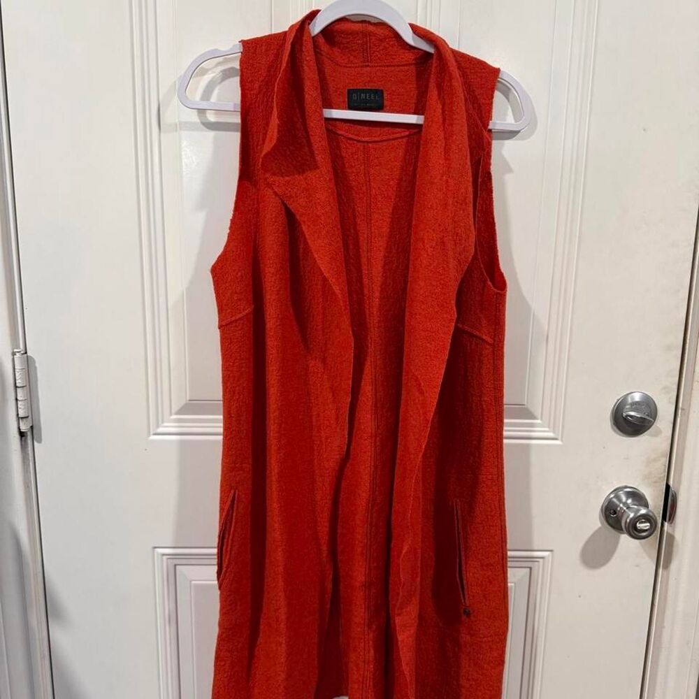 Unbranded Women's Orange and Red Gilet